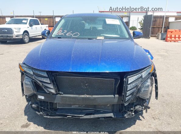 5NMJACAEXNH044107 2022 HYUNDAI TUCSON Синий Вид задней части салона