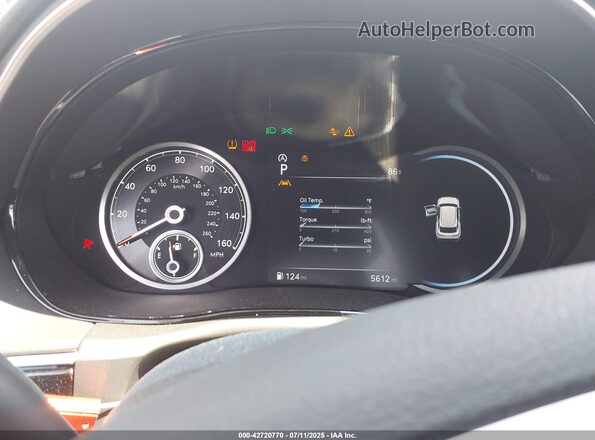 5NMMCDTC8SH027214 2025 GENESIS GV70 White უკანა სავარძლების ხედი