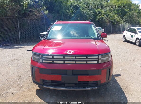 5NMP2DGL2RH027147 2024 HYUNDAI SANTA FE Red უკანა სალონის ხედი
