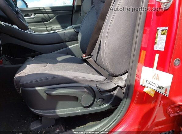 5NMS14AJ9MH326955 2021 HYUNDAI SANTA FE Темно-бордовый Вид спереди