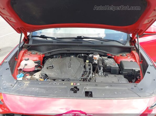 5NMS14AJ9MH326955 2021 HYUNDAI SANTA FE Темно-бордовый Вид сзади