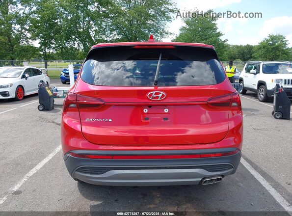 5NMS14AJ9MH326955 2021 HYUNDAI SANTA FE Темно-бордовый 