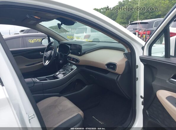 5NMS1DAJXPH487352 2023 HYUNDAI SANTA FE White Widok wnętrza z przodu