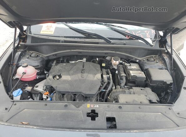 5NMS24AJ3PH625570 2023 HYUNDAI SANTA Black ძრავის განყოფილების ხედი