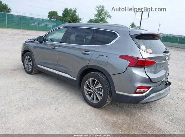 5NMS33AD5KH058997 2019 HYUNDAI SANTA FE Silver Trasero izquierdo