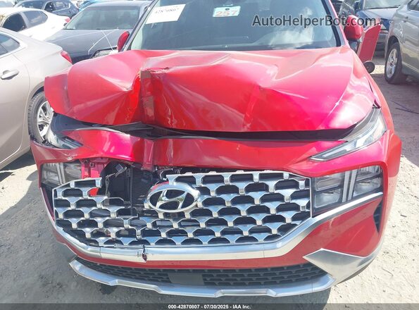 5NMS34AJ2PH534335 2023 HYUNDAI SANTA FE Красный Вид спереди