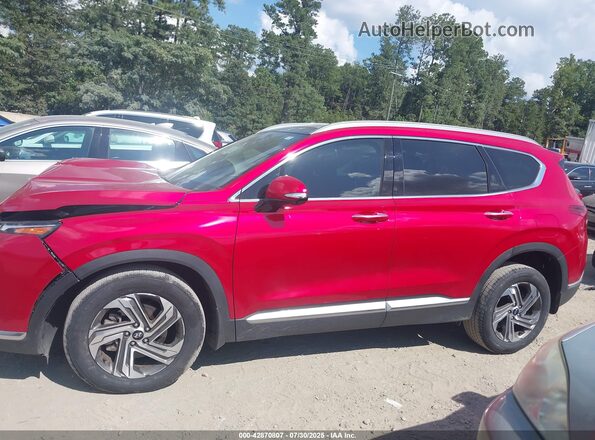 5NMS34AJ2PH534335 2023 HYUNDAI SANTA FE Красный Панорамный вид салона 360°