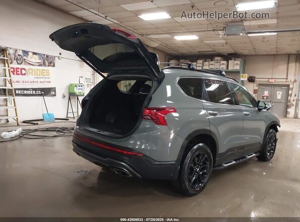 5NMS6DAJ1NH424364 2022 HYUNDAI SANTA FE Gray Задня права чверть