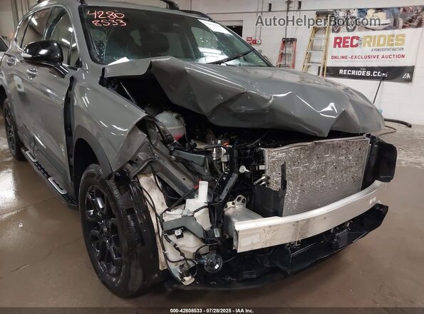 5NMS6DAJ1NH424364 2022 HYUNDAI SANTA FE Gray Вид спереду