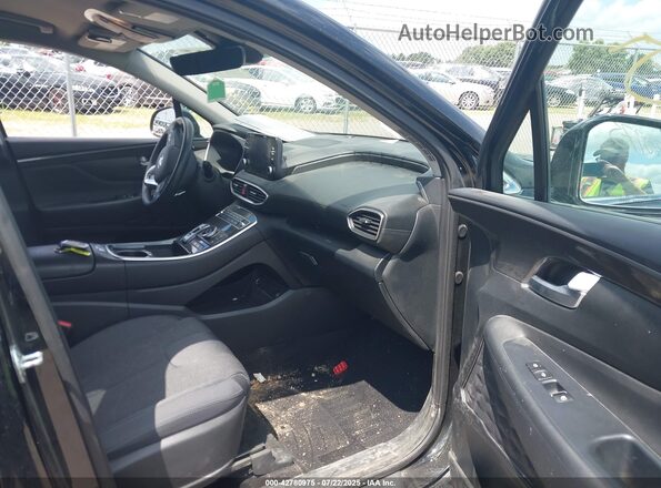 5NMS6DAJ5MH314089 2021 HYUNDAI SANTA FE Черный Вид салона спереди