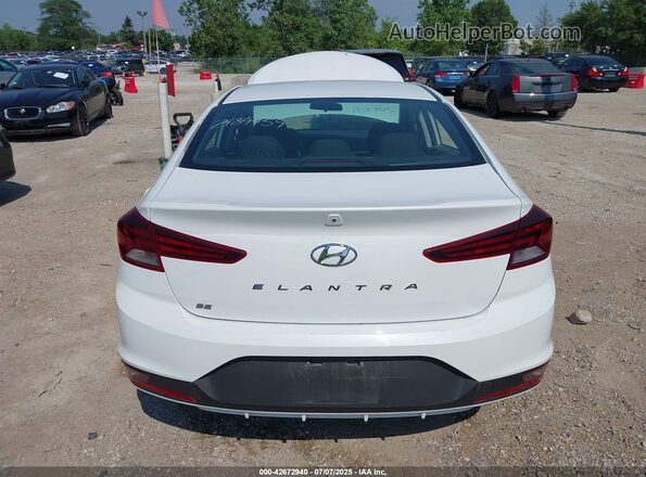 5NPD74LF6KH477445 2019 HYUNDAI ELANTRA White 