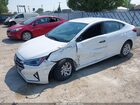 2019 Hyundai Elantra Se White vin: 5NPD74LF6KH477445