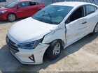 2019 Hyundai Elantra Se White vin: 5NPD74LF6KH477445