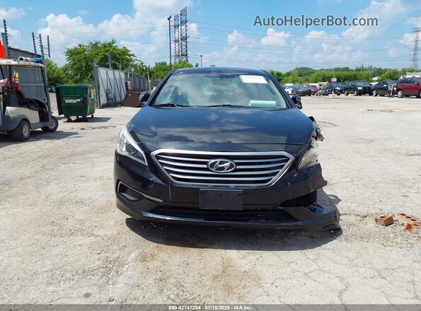 5NPE24AF4GH268976 2016 HYUNDAI SONATA Черный Вид щитка приборов
