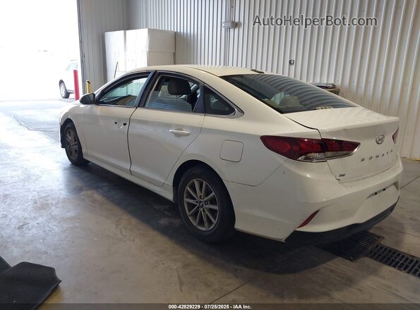 5NPE24AF7JH594925 2018 HYUNDAI SONATA Белый Задняя левая четверть