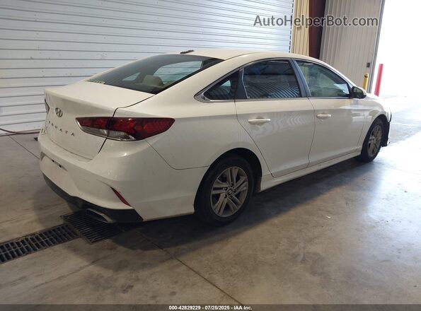 5NPE24AF7JH594925 2018 HYUNDAI SONATA Белый Задняя правая четверть