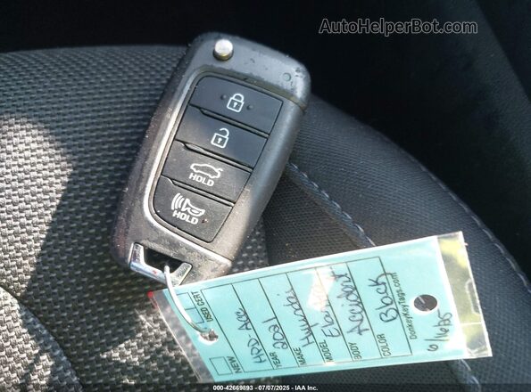 5NPLL4AG9MH045695 2021 HYUNDAI ELANTRA Blue Vista del salpicadero