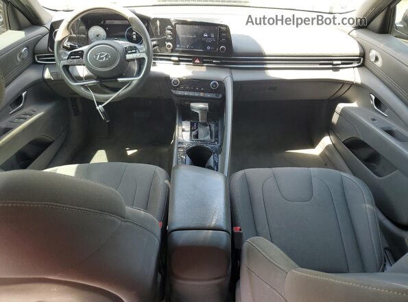 5NPLN4AG3MH016784 2021 HYUNDAI ELANTRA Угольный Вид панели приборов