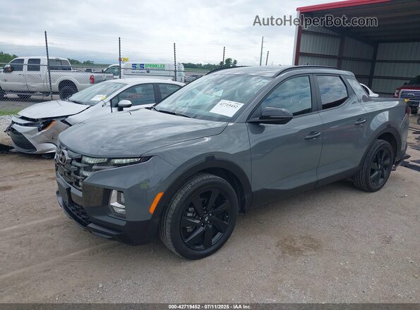 5NTJCDAF2PH053674 2023 HYUNDAI SANTA CRUZ Gray წინა მარცხენა ხედი სამი მეოთხედიდან