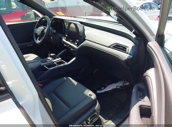 5TDAAAB66SS032525 2025 LEXUS TX 350 White Widok wnętrza z przodu