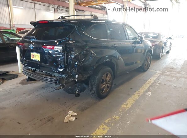 5TDABRCH0PS600030 2023 TOYOTA HIGHLANDER HYBRID Black Հետևի աջ