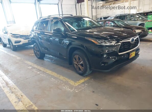 5TDABRCH0PS600030 2023 TOYOTA HIGHLANDER HYBRID Black Առջևի աջ