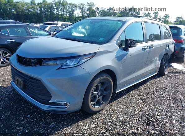5TDCSKFC2SS166153 2025 TOYOTA SIENNA Gray Передня ліва чверть