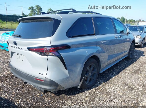 5TDCSKFC2SS166153 2025 TOYOTA SIENNA Gray Задня права чверть