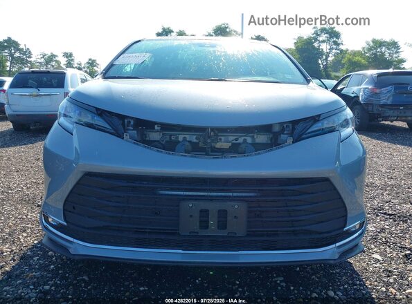 5TDCSKFC2SS166153 2025 TOYOTA SIENNA Gray Вид щитка приладів