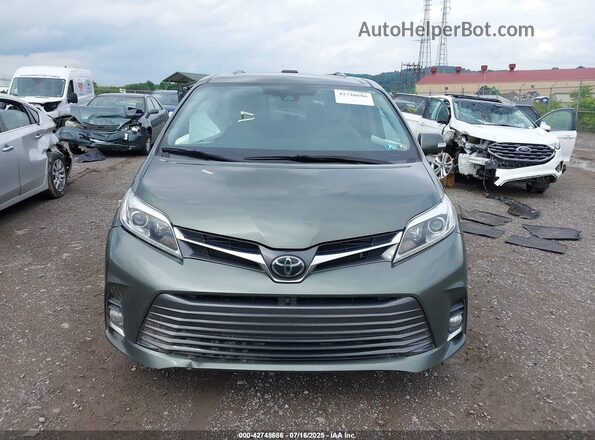 5TDDZ3DC2LS237300 2020 TOYOTA LIMITED Green Вид щитка приладів