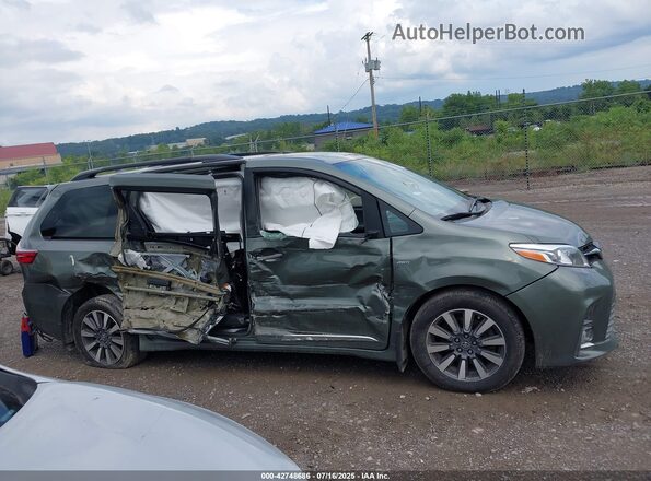 5TDDZ3DC2LS237300 2020 TOYOTA LIMITED Green Вид задньої частини салону