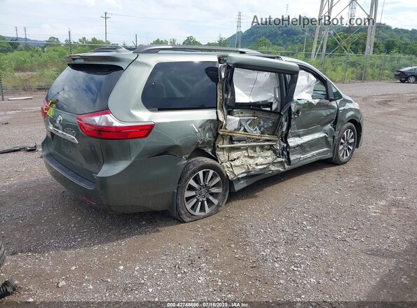 5TDDZ3DC2LS237300 2020 TOYOTA LIMITED Green Задня права чверть