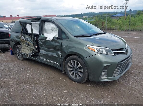 5TDDZ3DC2LS237300 2020 TOYOTA LIMITED Green Передня права чверть