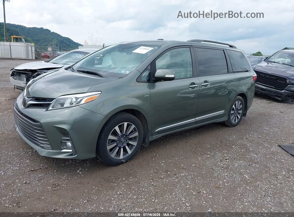 5TDDZ3DC2LS237300 2020 TOYOTA LIMITED Green Передня ліва чверть