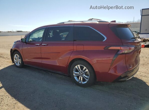 5TDESKFC9PS100229 2023 TOYOTA LIMITED Red Задня ліва чверть