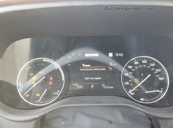 5TDESKFC9PS100229 2023 TOYOTA LIMITED Red Вид щитка приладів