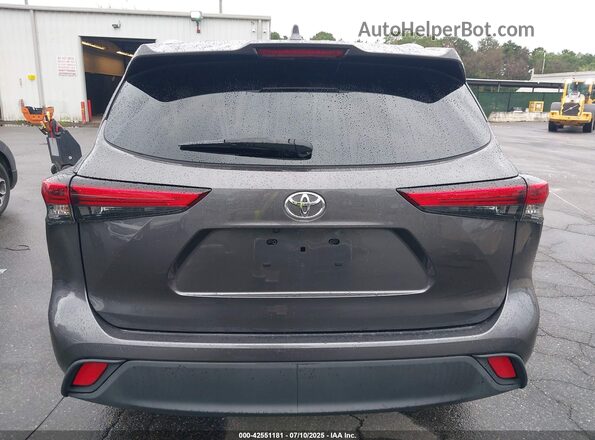 5TDLZRBH0MS080638 2021 TOYOTA HIGHLANDER Gray 