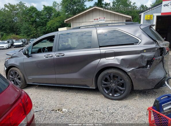 5TDXRKEC7MS065630 2021 TOYOTA SIENNA Gray 