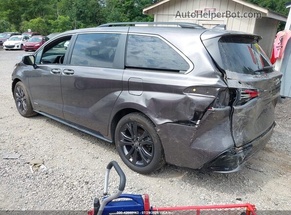 5TDXRKEC7MS065630 2021 TOYOTA SIENNA Gray Задня ліва чверть