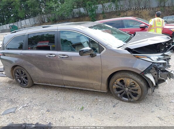 5TDXRKEC7MS065630 2021 TOYOTA SIENNA Gray Панорамний вид салону 360°
