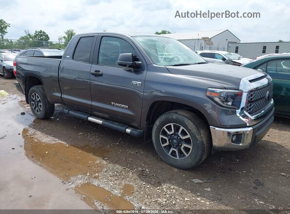 5TFUY5F14LX947433 2020 TOYOTA TUNDRA Серый Передняя правая четверть