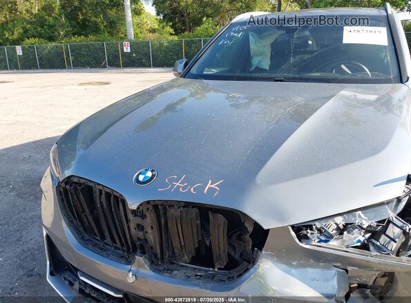 5UX13EU04R9S12362 2024 BMW X5 Серый Вид сзади