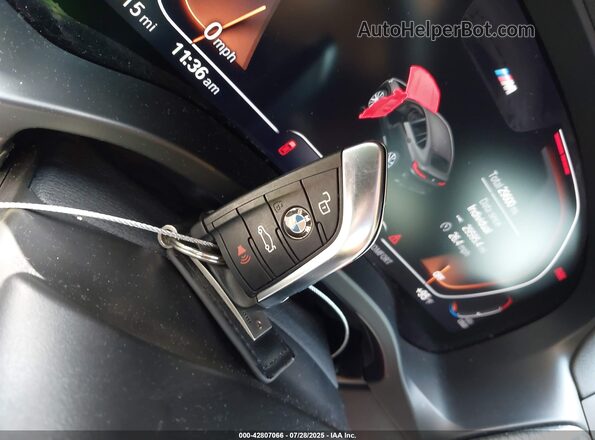 5UX33DT04R9U95141 2024 BMW X4 White წინა პანელის ხედი