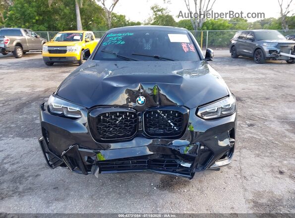 5UX33DT06S9X74886 2025 BMW X4 Black Instrument cluster view
