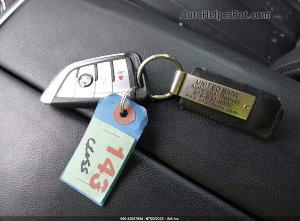 5UXCR4C01L9D01593 2020 BMW X5 Blue Vista del salpicadero