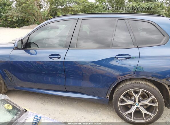 5UXCR4C01L9D01593 2020 BMW X5 Blue Vista interior de 360 grados