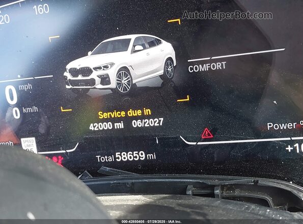 5UXCY6C02N9J06794 2022 BMW X6 Белый Вид задних сидений