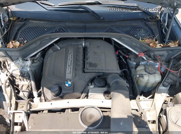 5UXKU2C34H0U28954 2017 BMW X6 Silver Հետևի տեսք
