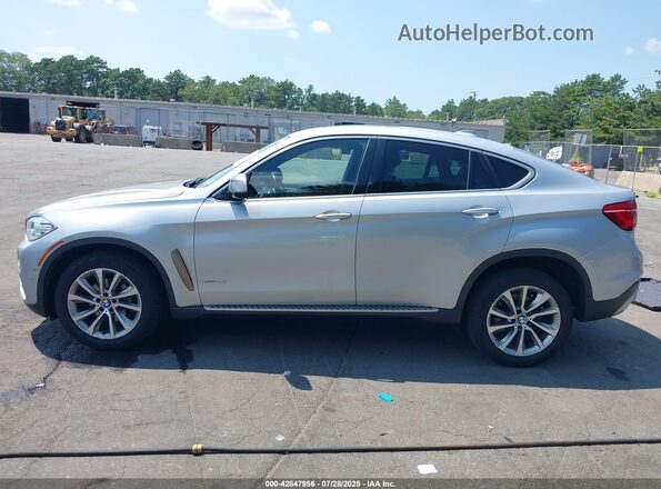 5UXKU2C34H0U28954 2017 BMW X6 Silver Սալոնի 360 աստիճան տեսք