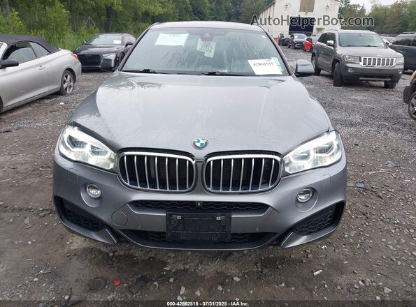 5UXKU6C51H0S99533 2017 BMW X6 Pewter Вид щитка приборов